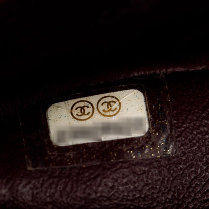 Chanel Black Caviar Leather Classic Medium Double Flap Bag