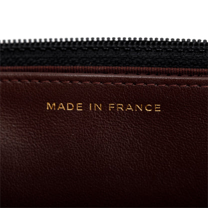 Chanel Black Caviar Leather Classic Wallet on Chain