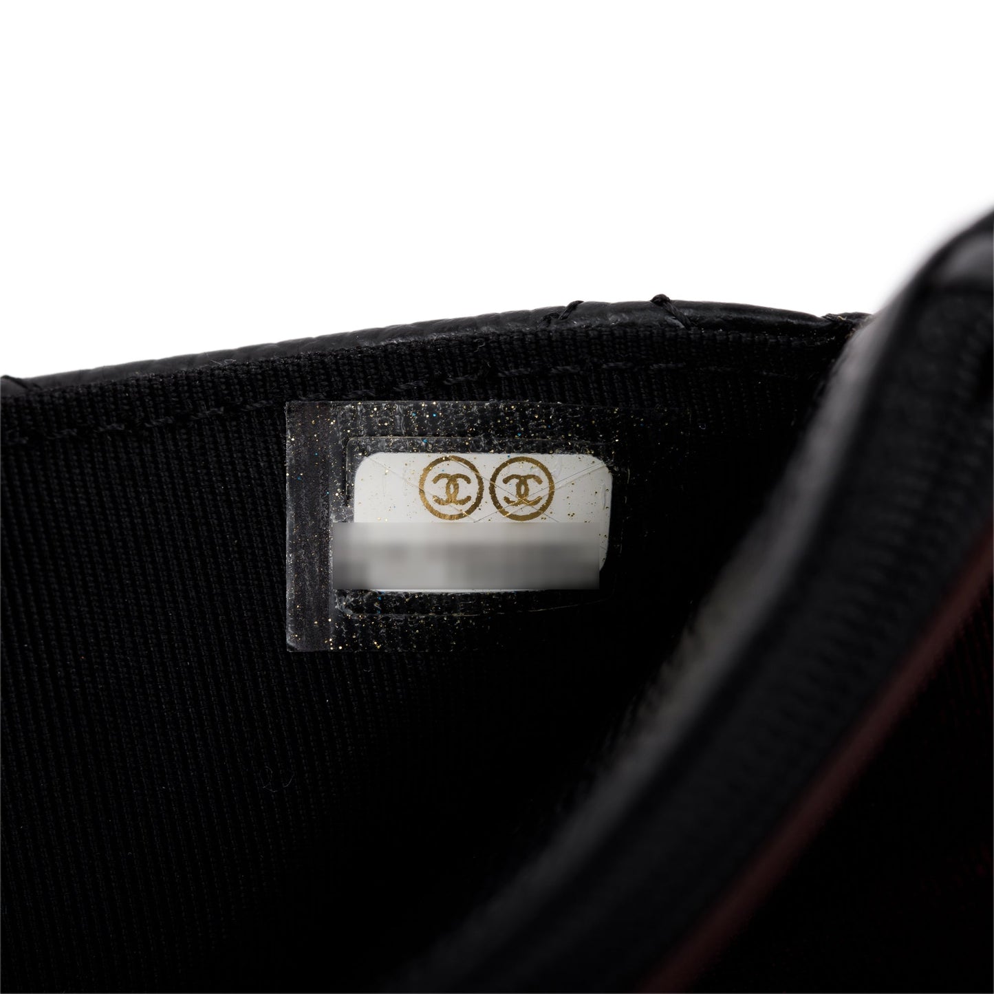Chanel Black Caviar Leather Classic Wallet on Chain