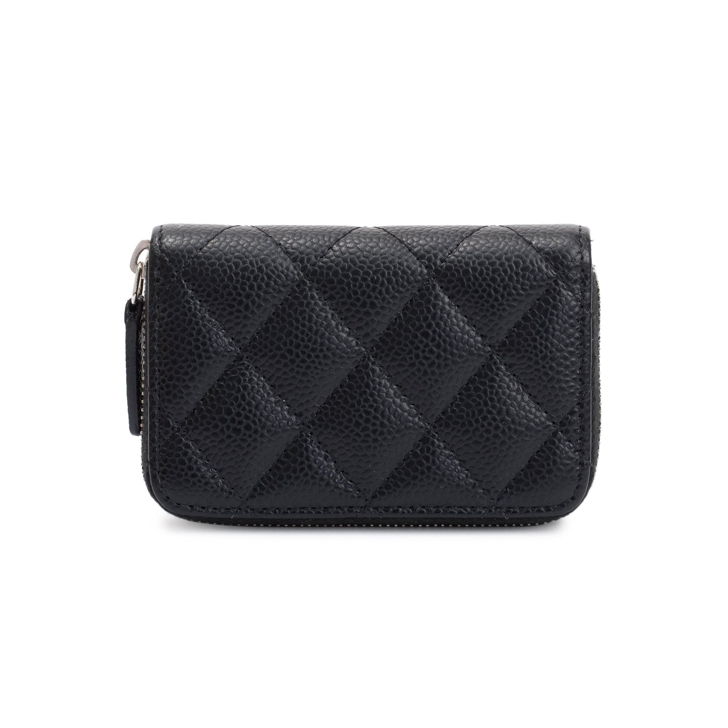 Chanel Black Caviar Leather Classic Zipped Coin Purse
