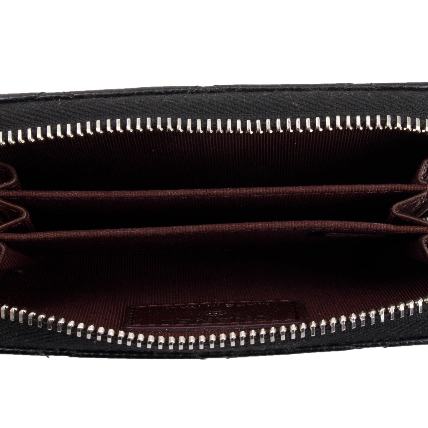Chanel Black Caviar Leather Classic Zipped Coin Purse