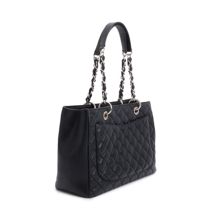 Chanel Black Caviar Leather Grand Shopping Tote (GST)