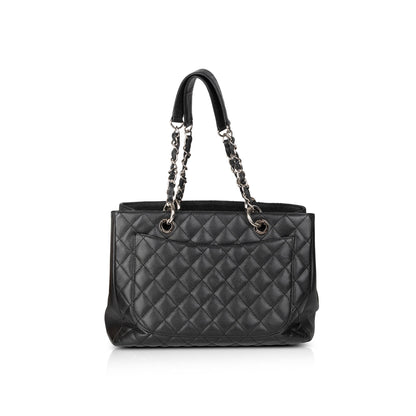 Chanel Black Caviar Leather Grand Shopping Tote (GST)