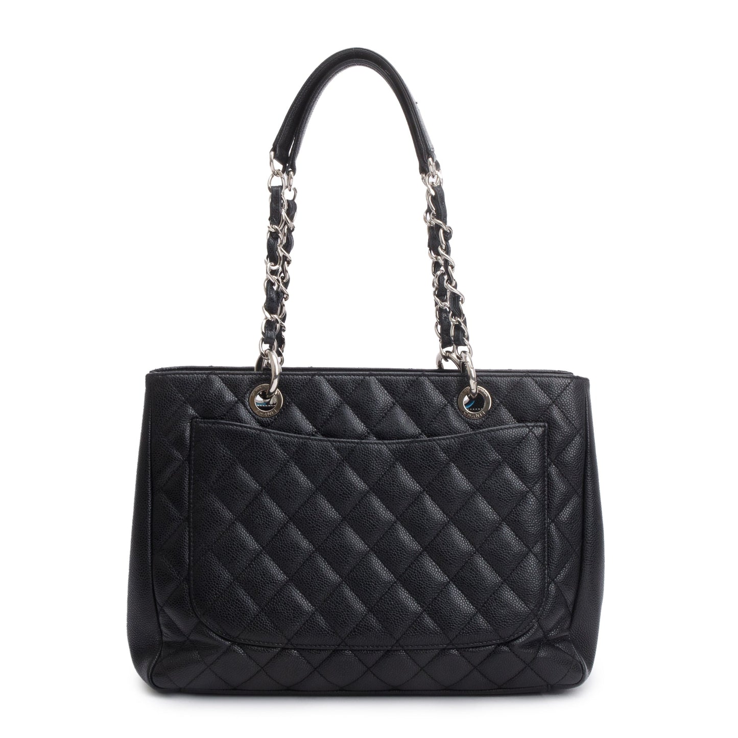 Chanel Black Caviar Leather Grand Shopping Tote (GST)