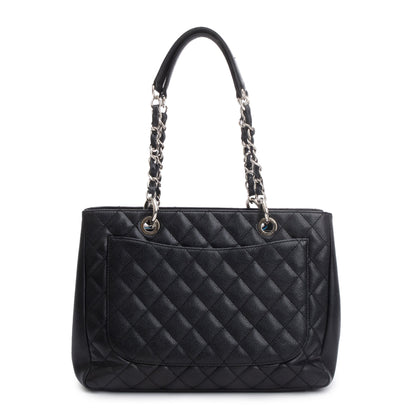Chanel Black Caviar Leather Grand Shopping Tote (GST)