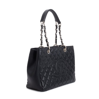 Chanel Black Caviar Leather Grand Shopping Tote (GST)