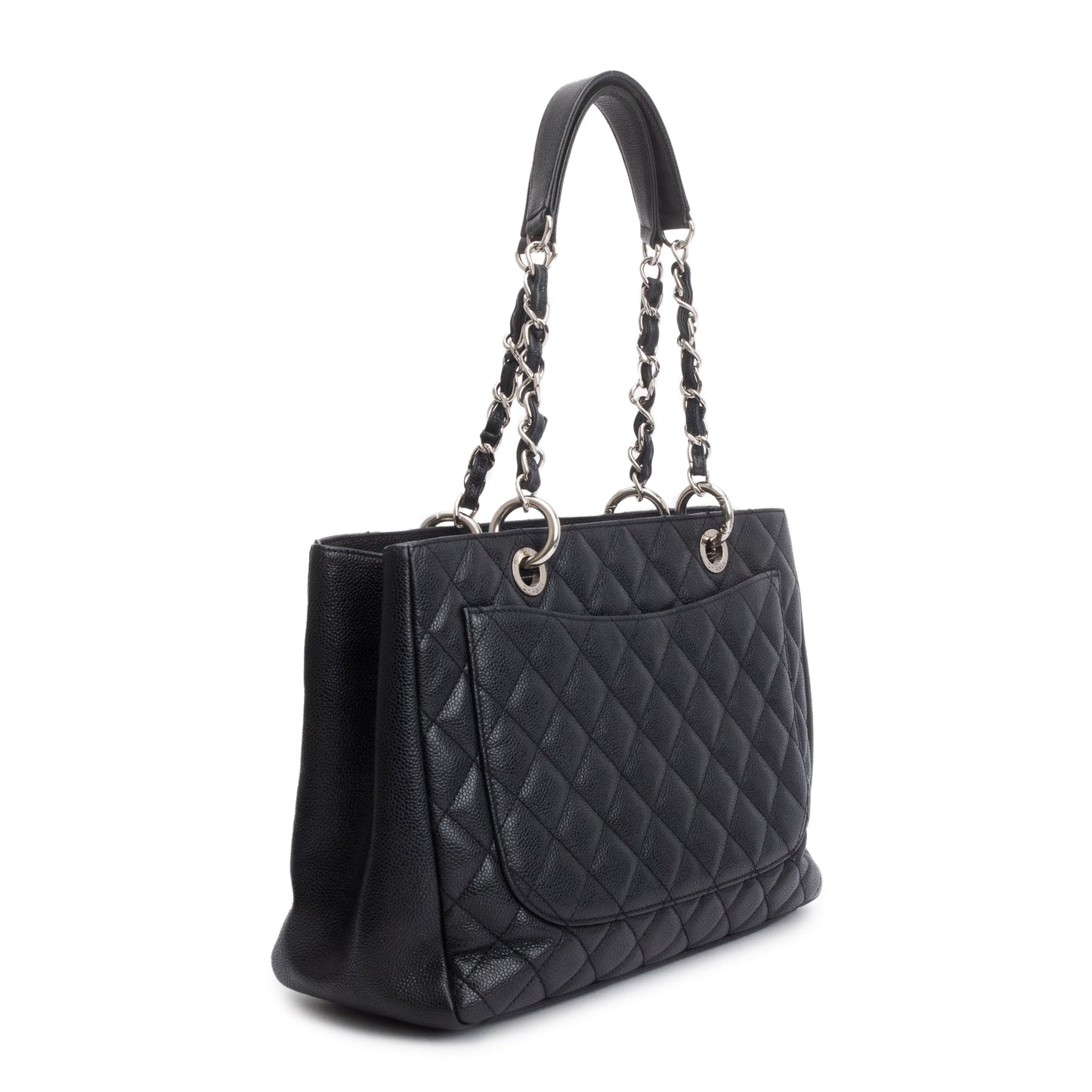Chanel Black Caviar Leather Grand Shopping Tote (GST)