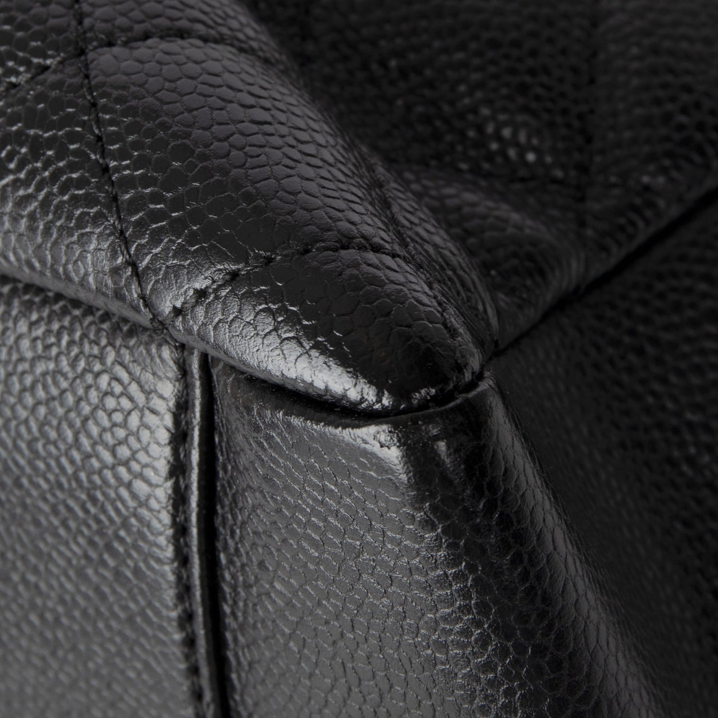 Chanel Black Caviar Leather Grand Shopping Tote (GST)