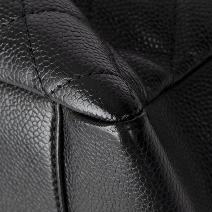 Chanel Black Caviar Leather Grand Shopping Tote (GST)