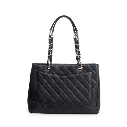 Chanel Black Caviar Leather Grand Shopping Tote (GST)