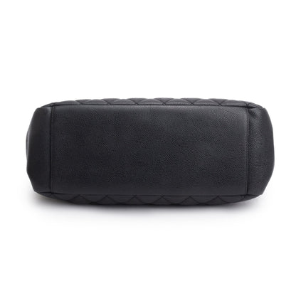 Chanel Black Caviar Leather Grand Shopping Tote (GST)