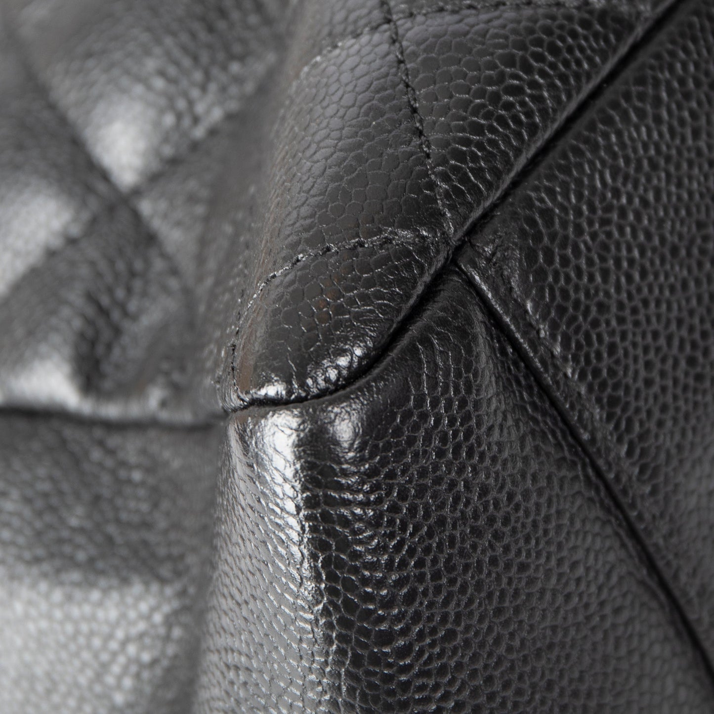 Chanel Black Caviar Leather Grand Shopping Tote (GST)