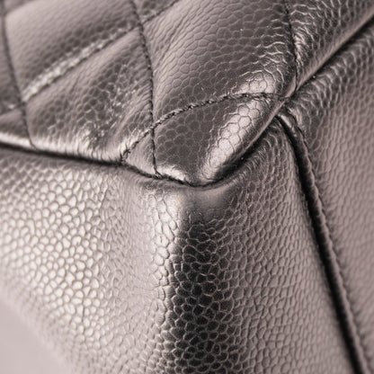 Chanel Black Caviar Leather Grand Shopping Tote (GST)