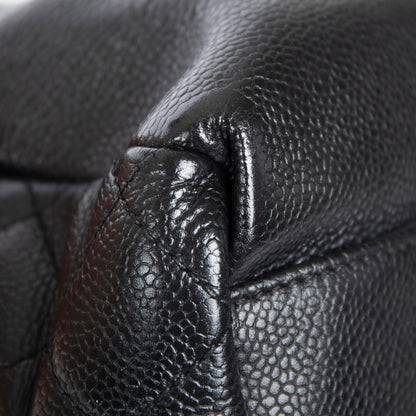 Chanel Black Caviar Leather Grand Shopping Tote (GST)