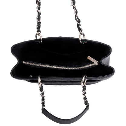 Chanel Black Caviar Leather Grand Shopping Tote (GST)