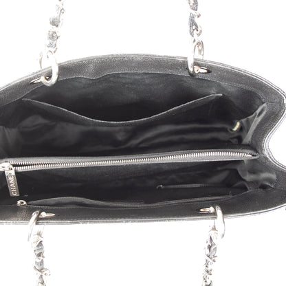 Chanel Black Caviar Leather Grand Shopping Tote (GST)