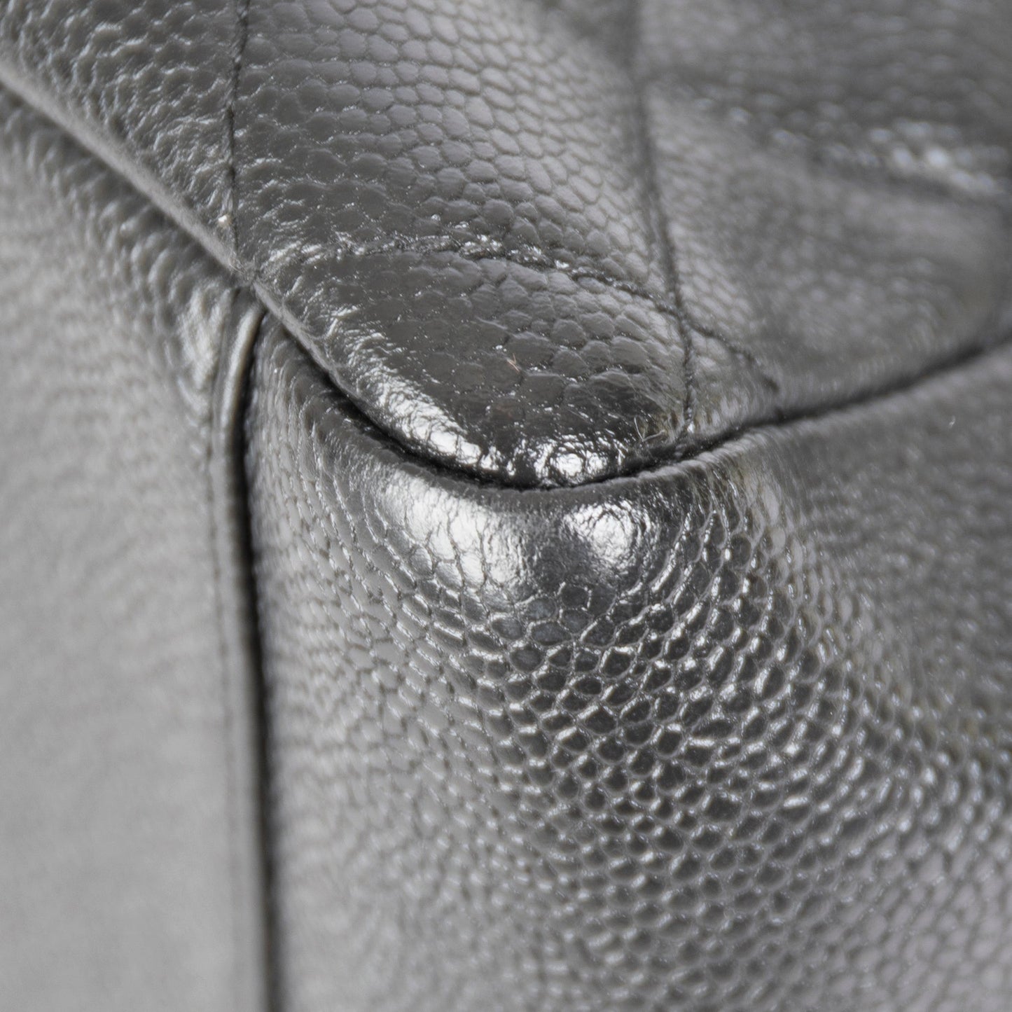 Chanel Black Caviar Leather Grand Shopping Tote (GST)