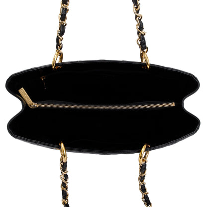 Chanel Black Caviar Leather Grand Shopping Tote (GST)