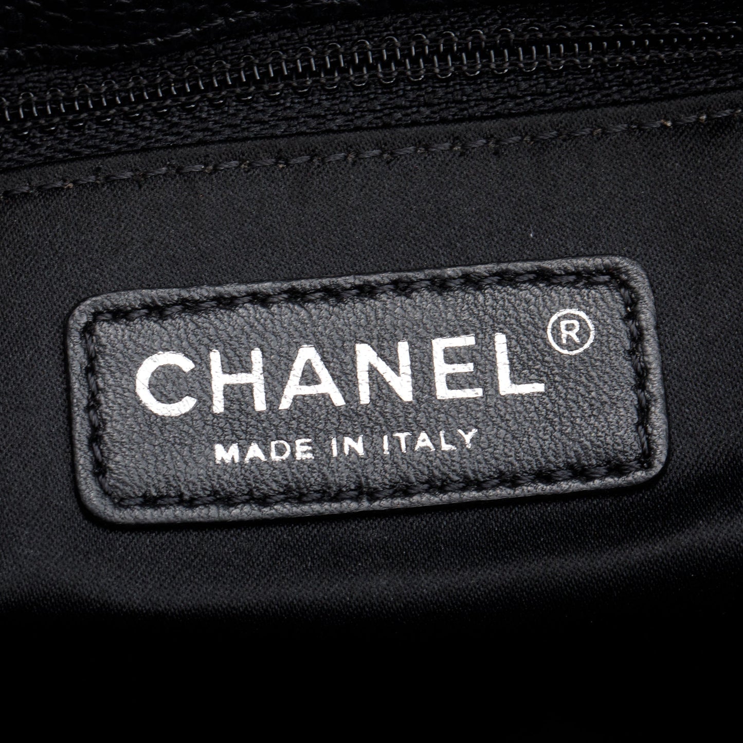 Chanel Black Caviar Leather Grand Shopping Tote (GST)