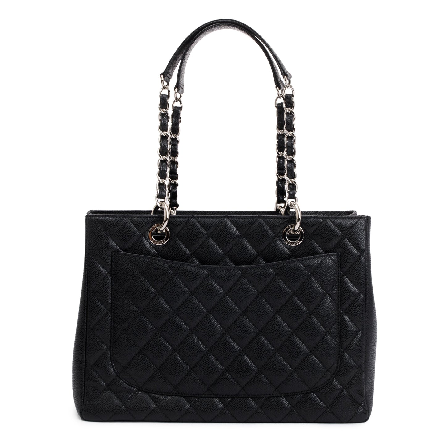 Chanel Black Caviar Leather Grand Shopping Tote (GST)