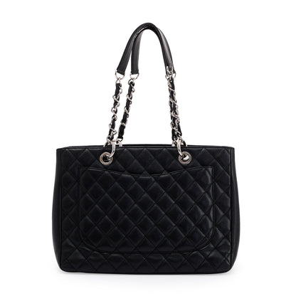 Chanel Black Caviar Leather Grand Shopping Tote (GST)