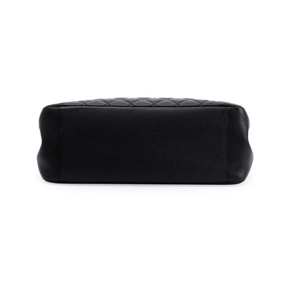 Chanel Black Caviar Leather Grand Shopping Tote (GST)