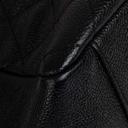 Chanel Black Caviar Leather Grand Shopping Tote (GST)