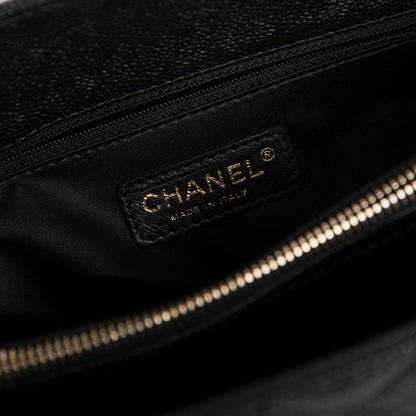 Chanel Black Caviar Leather Grand Shopping Tote (GST)