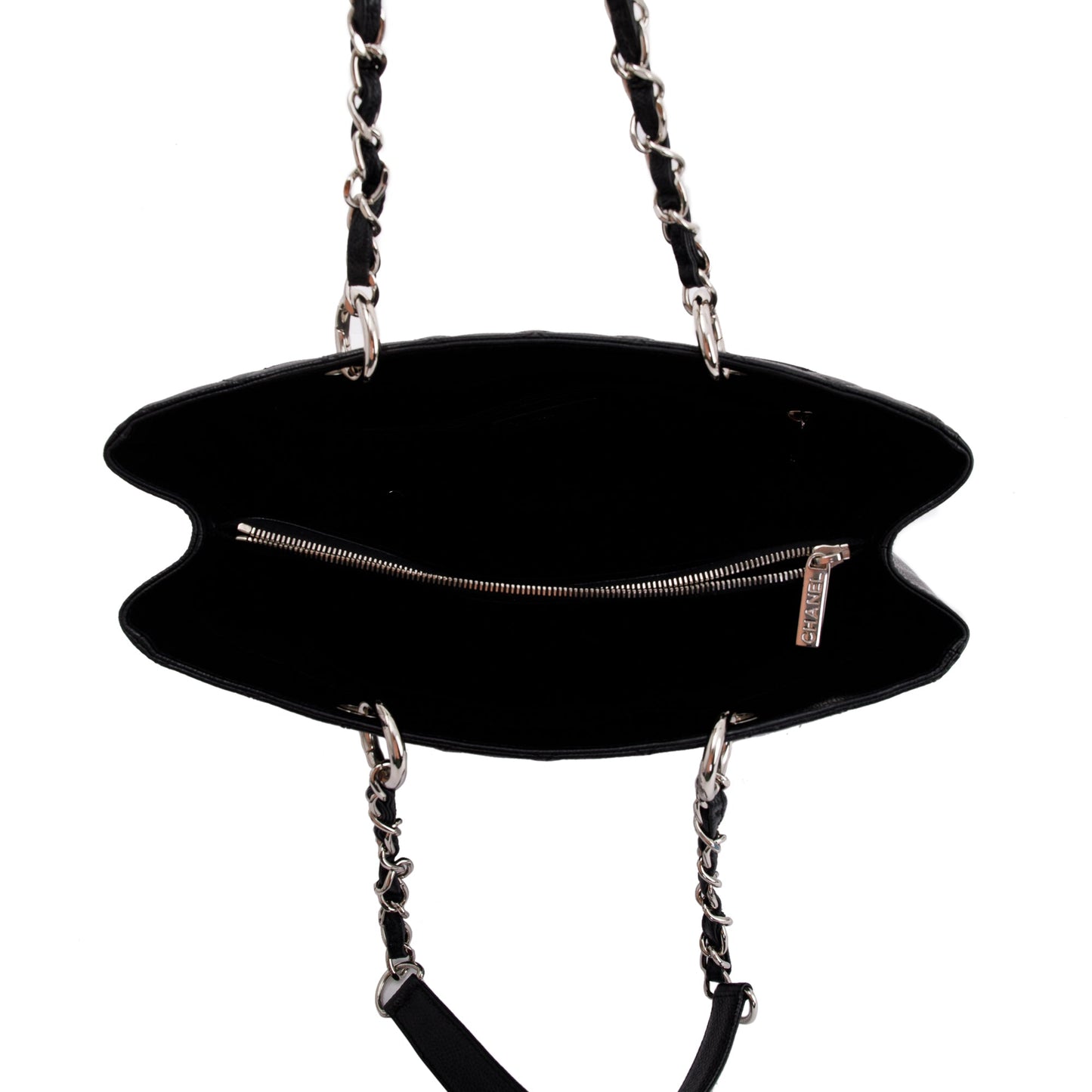 Chanel Black Caviar Leather Grand Shopping Tote (GST)