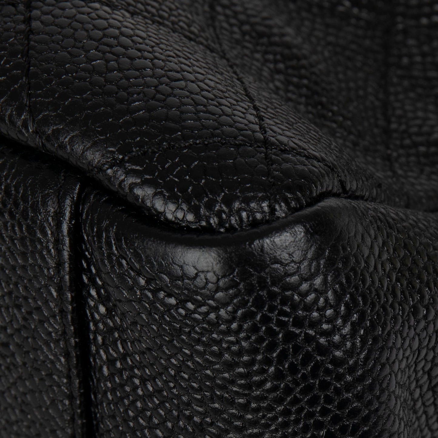 Chanel Black Caviar Leather Grand Shopping Tote (GST)