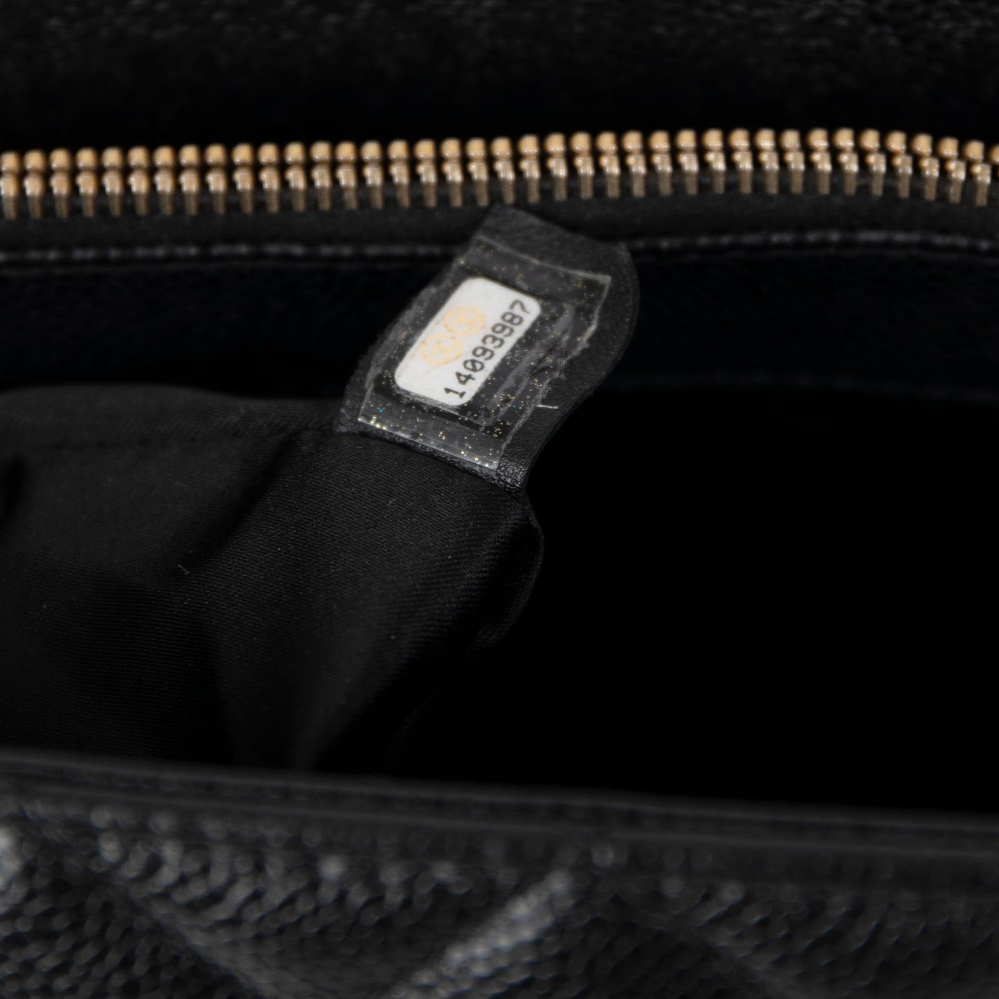 Chanel Black Caviar Leather Grand Shopping Tote (GST)