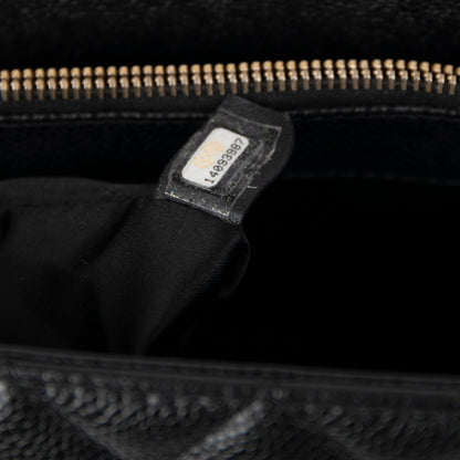 Chanel Black Caviar Leather Grand Shopping Tote (GST)