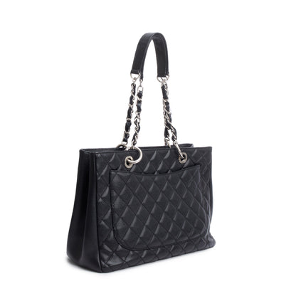 Chanel Black Caviar Leather Grand Shopping Tote (GST)