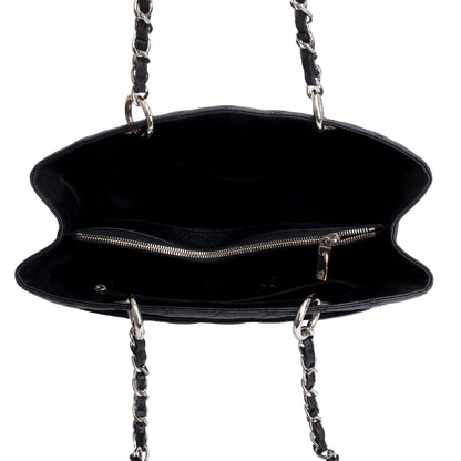 Chanel Black Caviar Leather Grand Shopping Tote (GST)