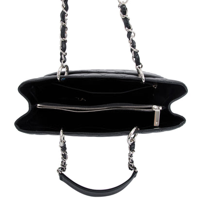 Chanel Black Caviar Leather Grand Shopping Tote (GST)