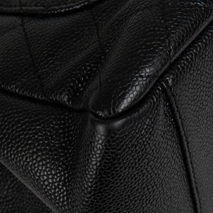 Chanel Black Caviar Leather Grand Shopping Tote (GST)