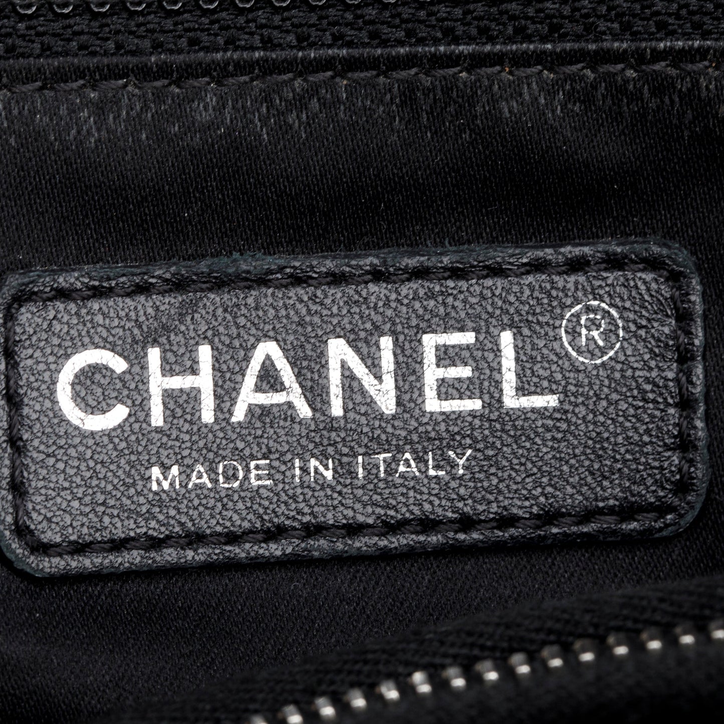 Chanel Black Caviar Leather Grand Shopping Tote (GST)