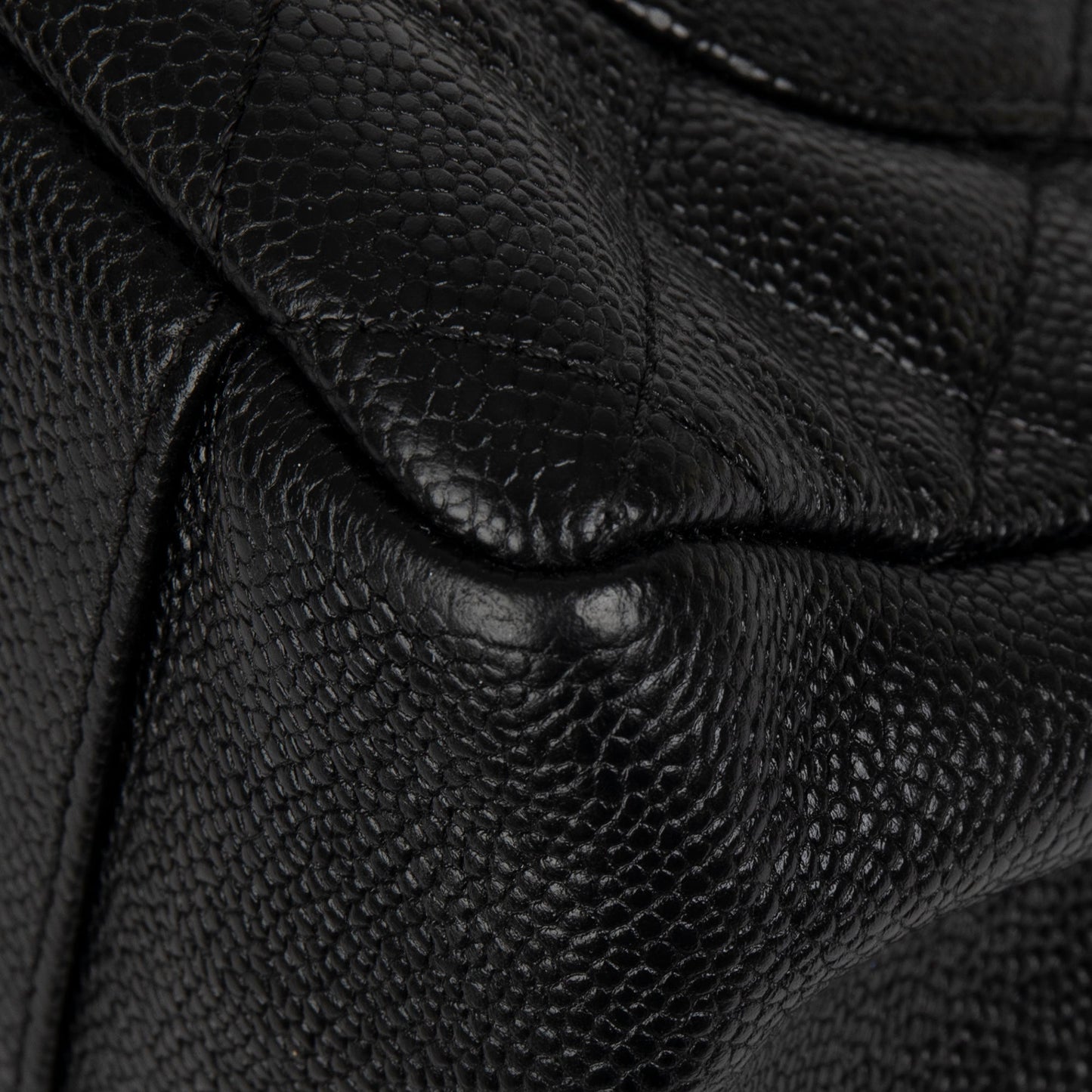 Chanel Black Caviar Leather Grand Shopping Tote (GST)