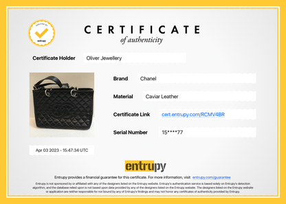 Chanel Black Caviar Leather Grand Shopping Tote (GST)