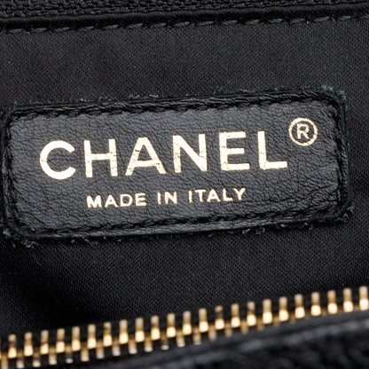 Chanel Black Caviar Leather Grand Shopping Tote (GST)