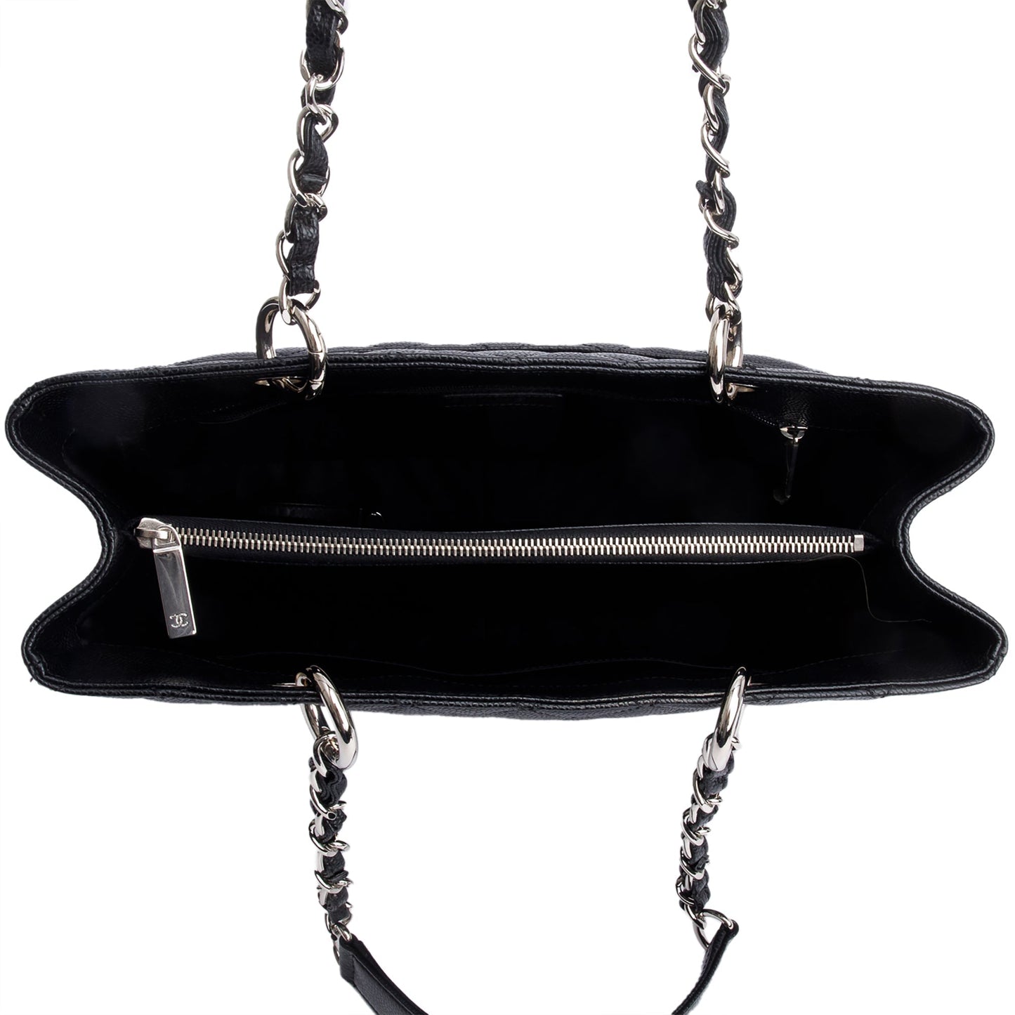 Chanel Black Caviar Leather Grand Shopping Tote (GST)