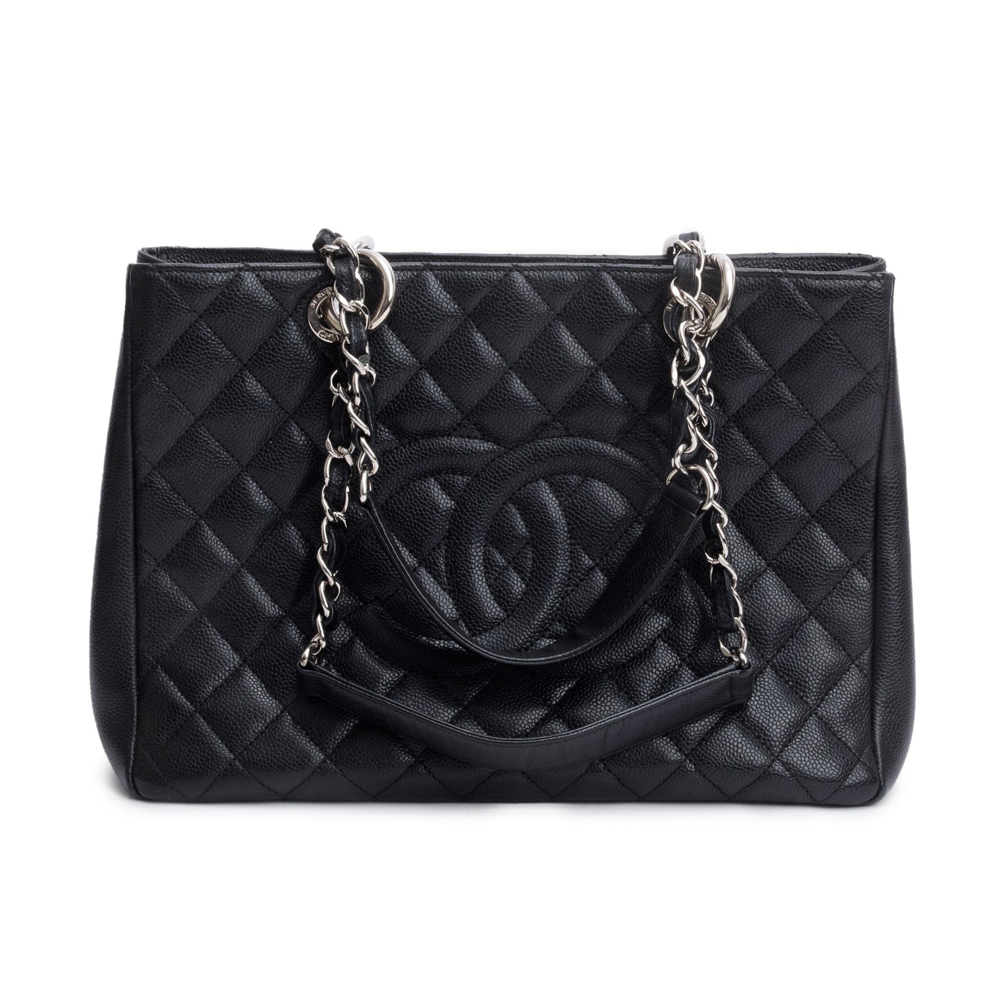 Chanel Black Caviar Leather Grand Shopping Tote (GST)