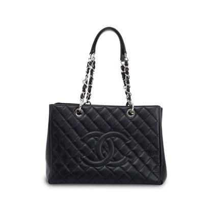 Chanel Black Caviar Leather Grand Shopping Tote (GST)