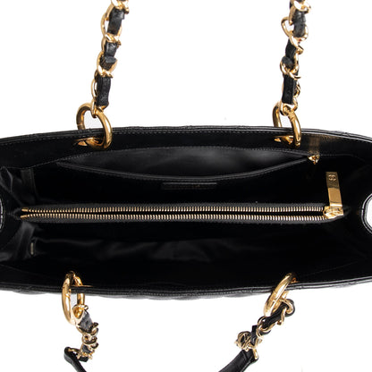 Chanel Black Caviar Leather Grand Shopping Tote (GST)