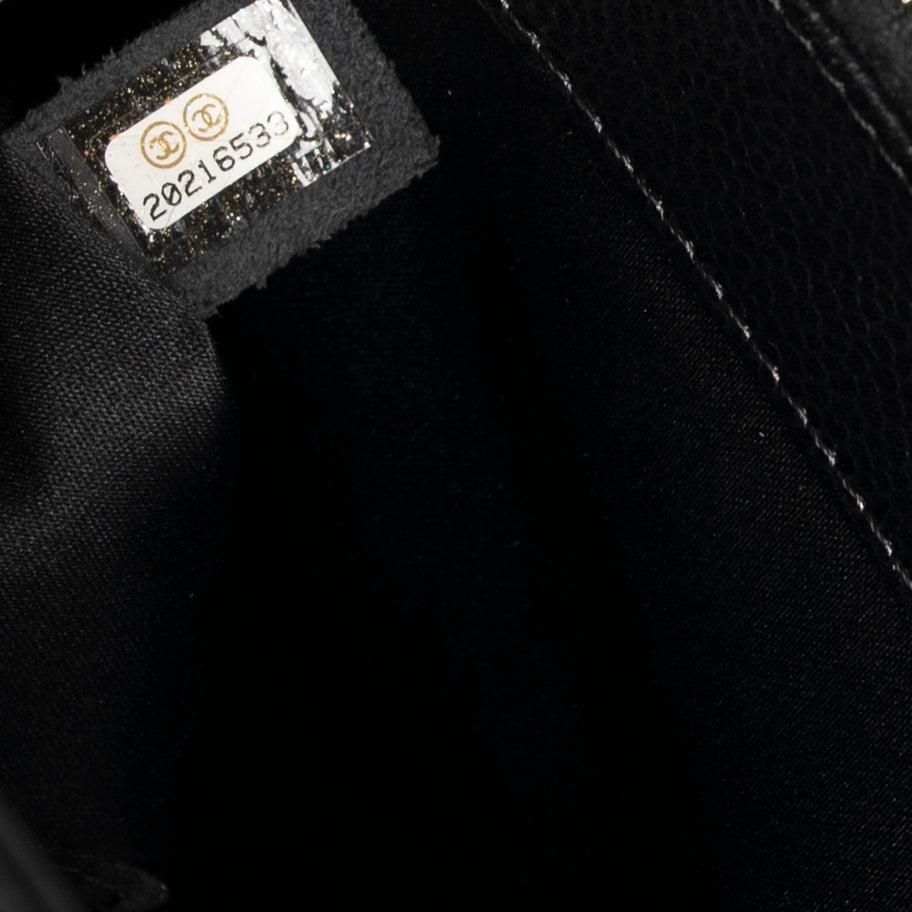 Chanel Black Caviar Leather Grand Shopping Tote (GST)