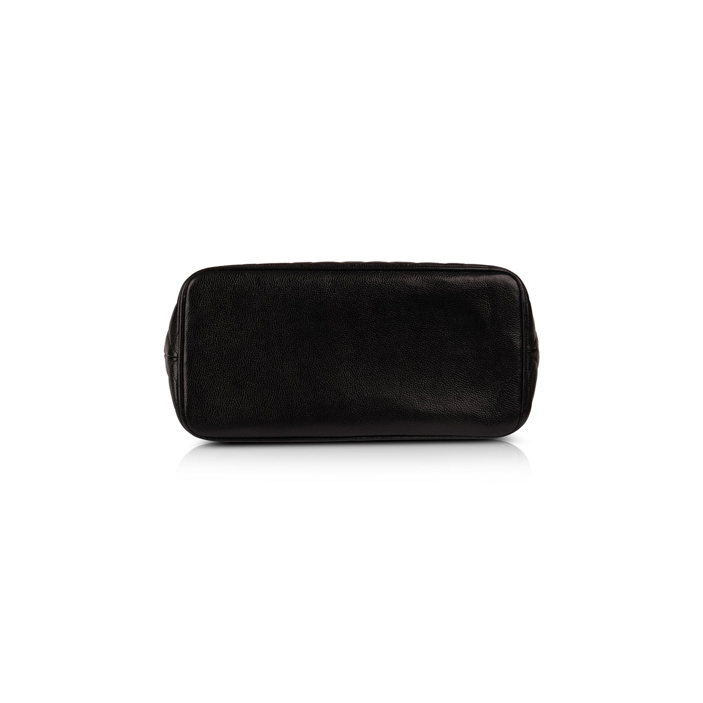 Chanel Black Caviar Leather Medallion Tote