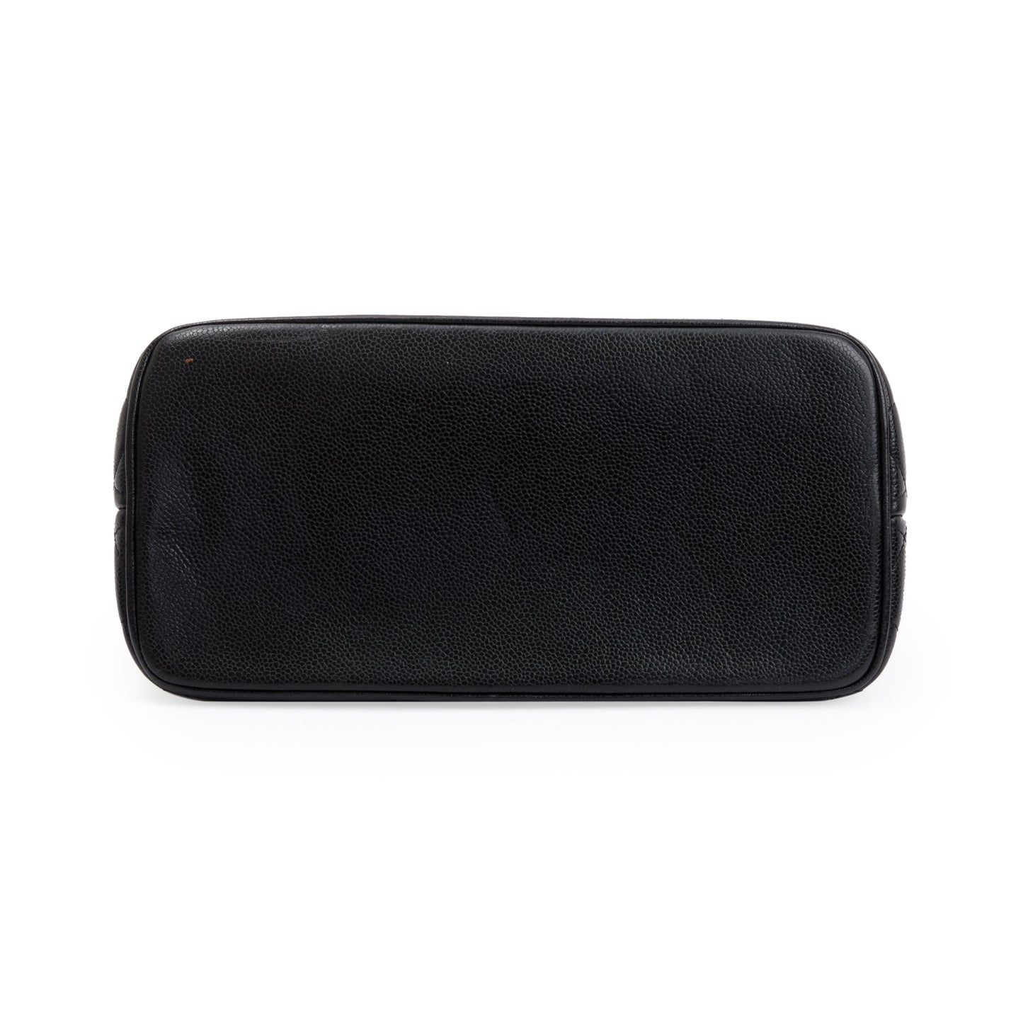 Chanel Black Caviar Leather Medallion Tote