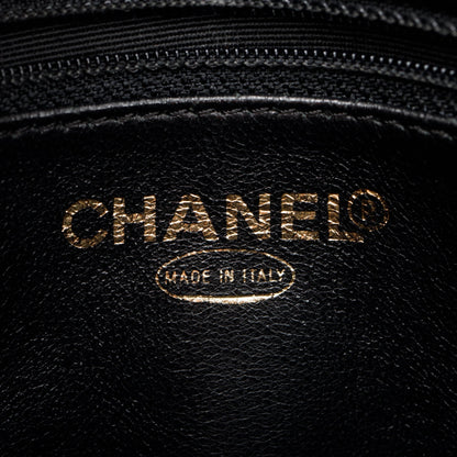 Chanel Black Caviar Leather Medallion Tote