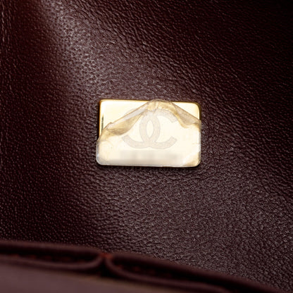 Chanel Black Caviar Leather Medium Classic Double Classic Flap Bag