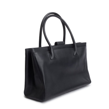 Chanel Black Caviar Leather Medium Executive Cerf Tote